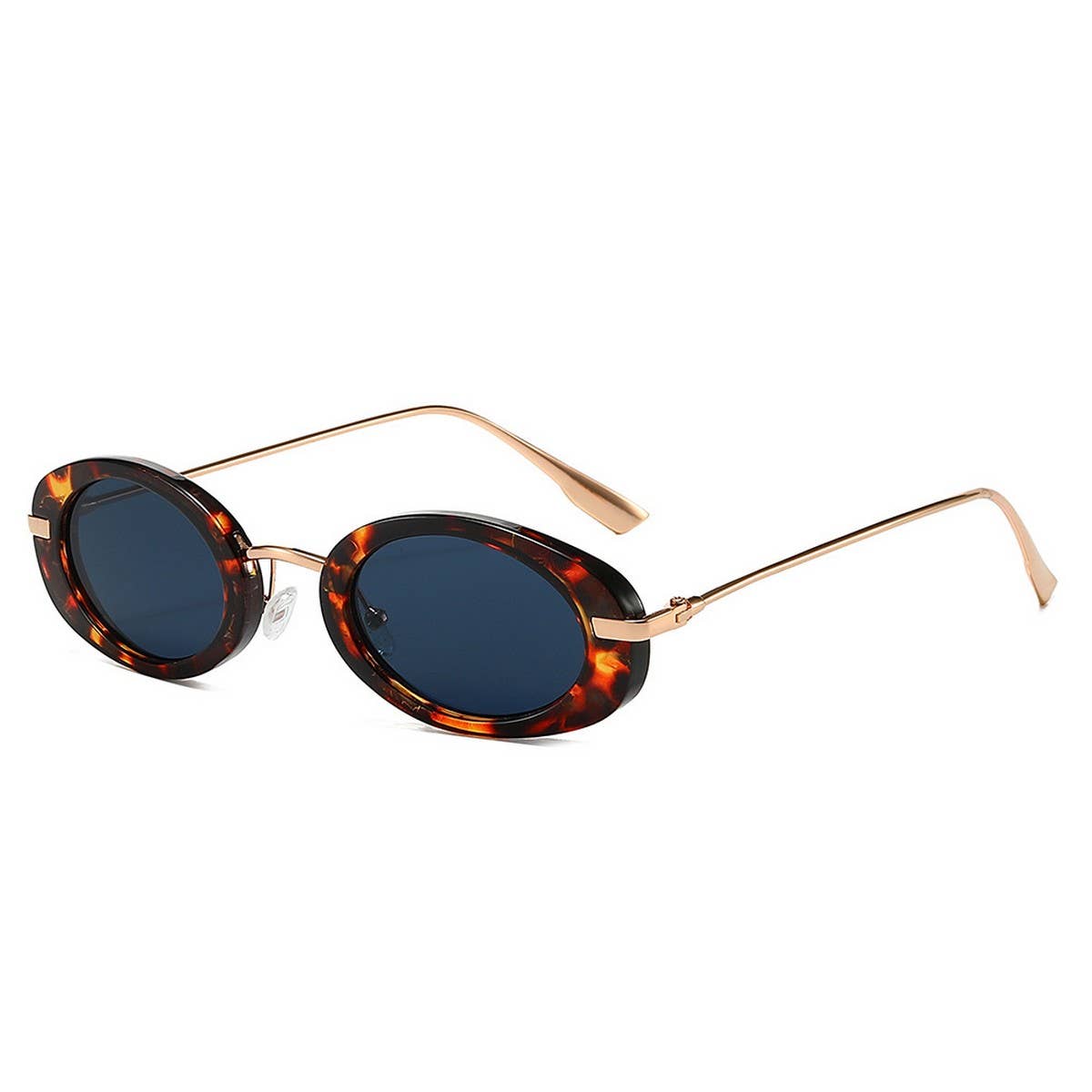 OVAL RETRO HIGH-END SUNGLASSES_CWASG0523: GREYBLACK / (OS) 2