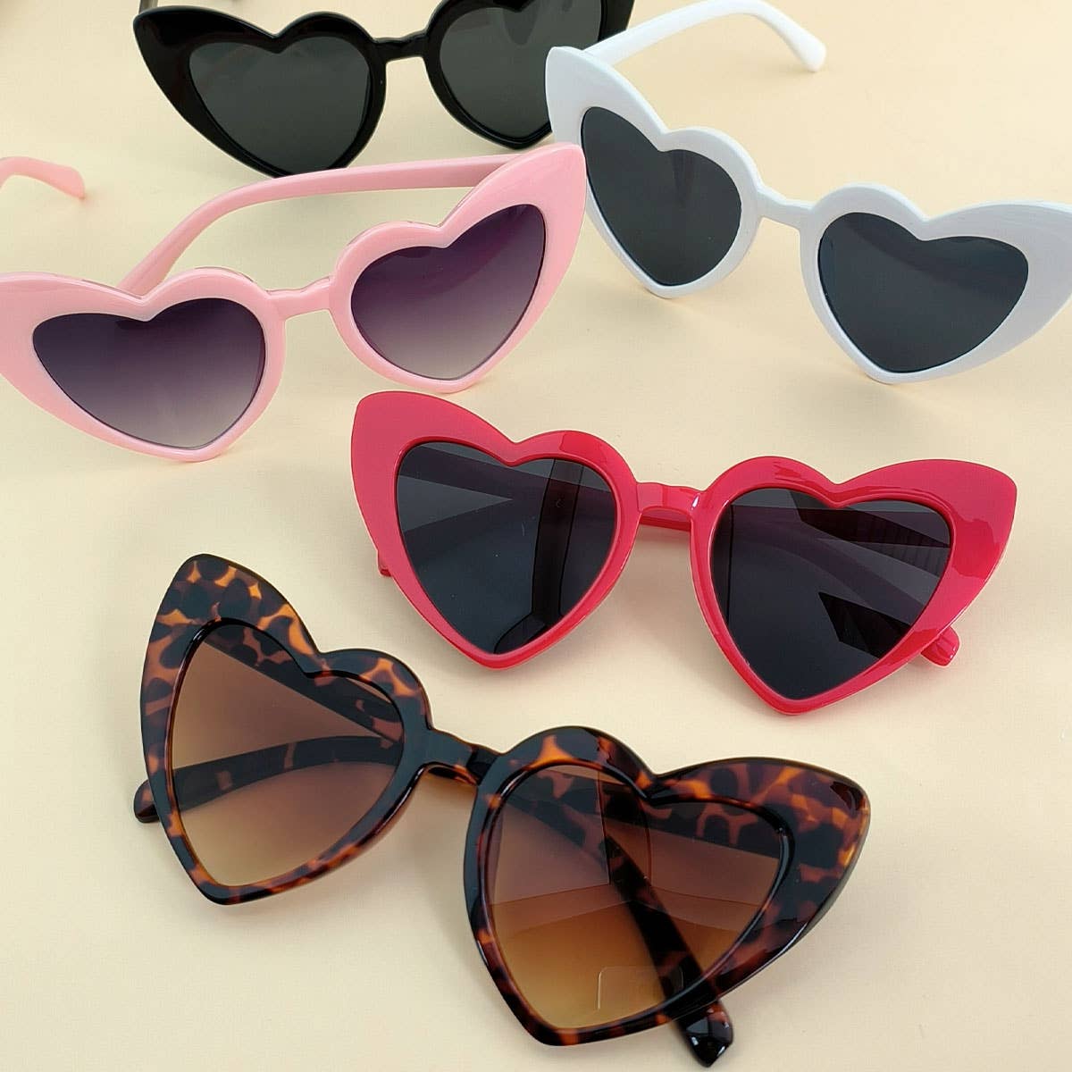 HEART SUNGLASSES_CWASG0127: BLACKGREY / (OS) 1