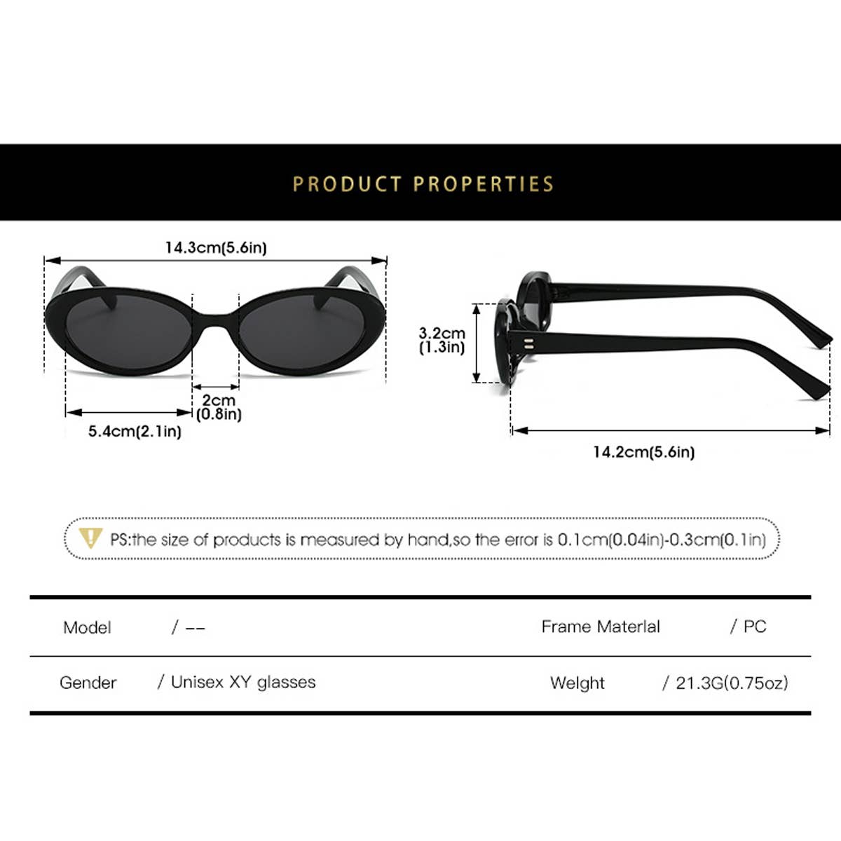 RETRO SMALL OVAL FRAME SUNGLASSES_CWASG0479: BROWN2 / (OS) 2
