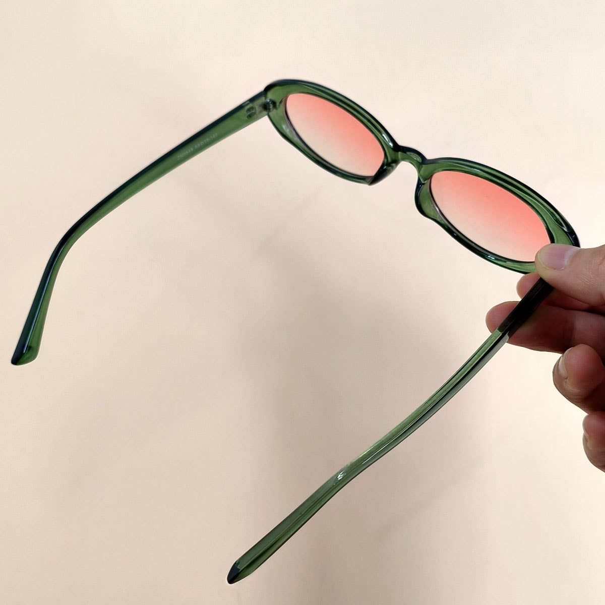 RETRO SMALL OVAL FRAME SUNGLASSES_CWASG0479: BROWN2 / (OS) 2