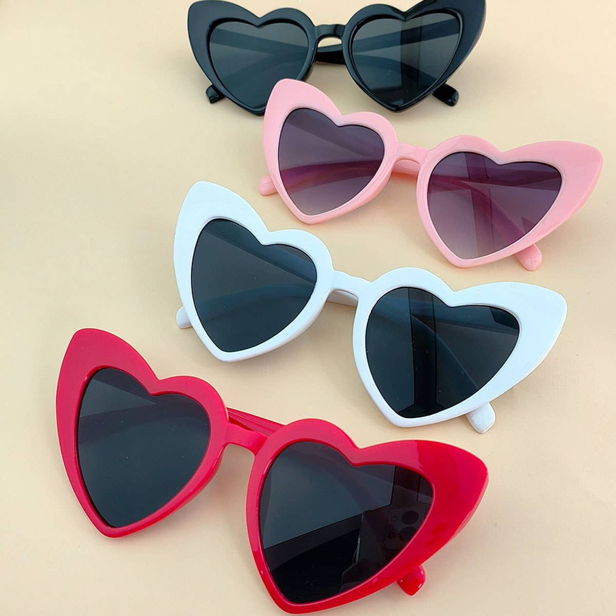 HEART SUNGLASSES_CWASG0127: BLACKGREY / (OS) 1