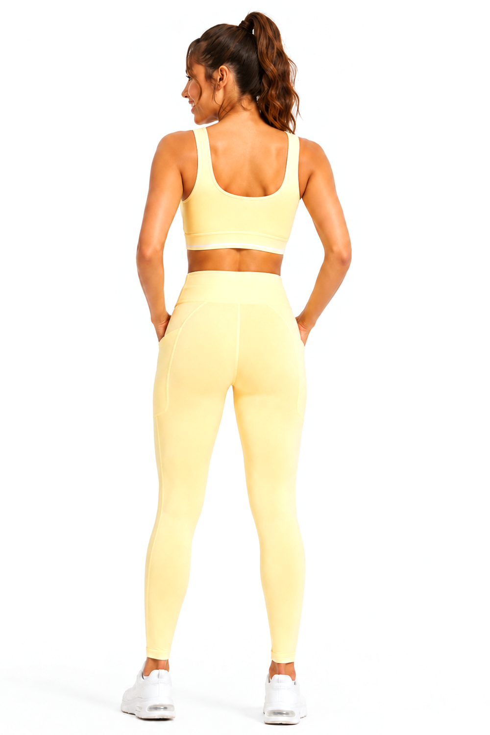 Activewear sports bra with legging and jacket 3 pieces set: Red