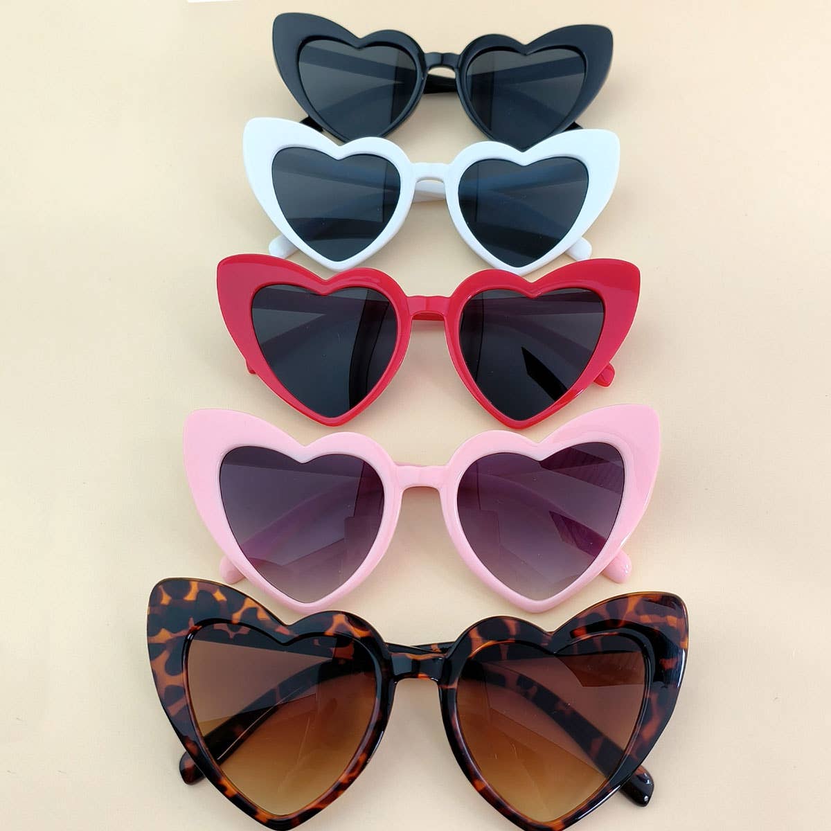HEART SUNGLASSES_CWASG0127: BLACKGREY / (OS) 1