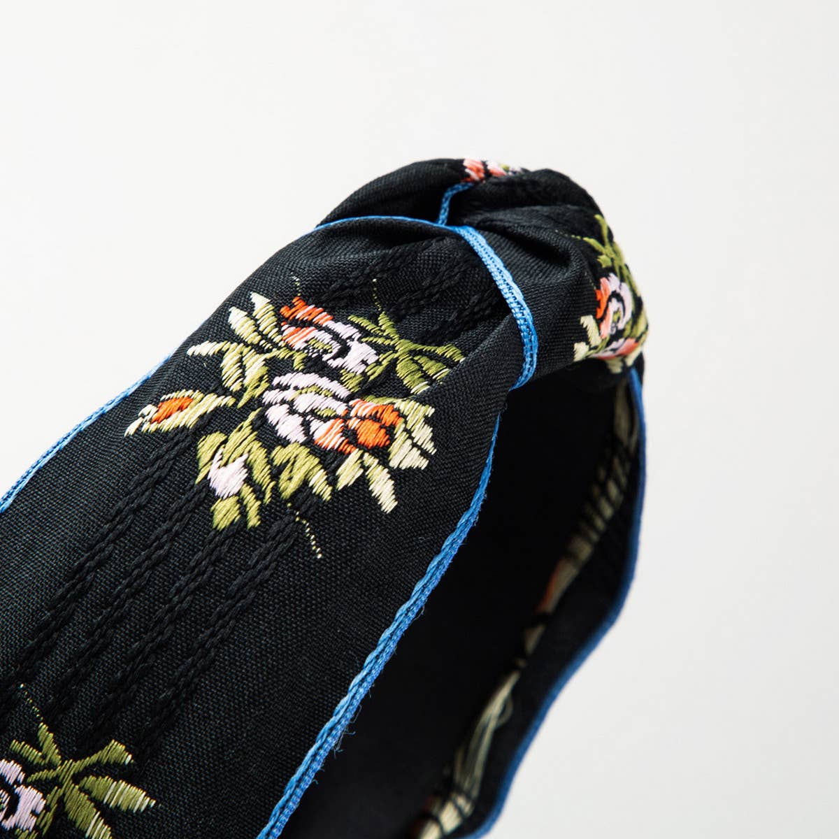 WOMEN NEW CROSS EMBROIDERY HEADBAND_CWAHA1972: Beige / (OS) 2