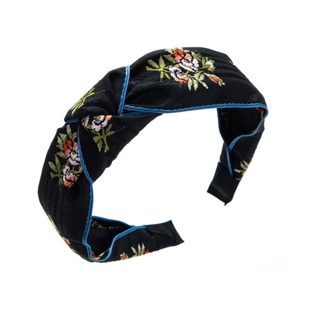 WOMEN NEW CROSS EMBROIDERY HEADBAND_CWAHA1972: Beige / (OS) 2