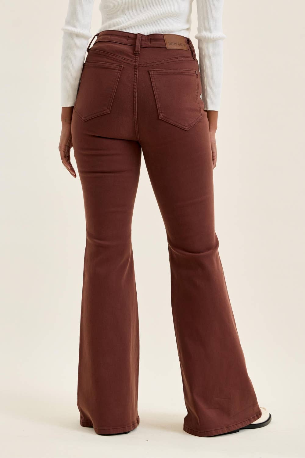 HW JAQUELINE Flare w/ Lace Up C Cocoa Brown: COCOA BROWN / 3(26)